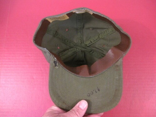 post-Vietnam US Army OG-507 Hot Weather Field or Baseball Cap - Size 6 3/4 - Picture 6 of 9