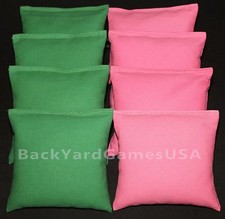 CORNHOLE BEAN BAGS Grass Light Pink 8 ACA Regulation Corn Hole All Weather