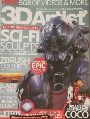 3D Artist Issue 114 Sci Fi Sculpts Your Concept To Next Level FREE SHIPPING Mc23