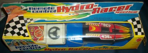 SCARCE VINTAGE UNUSED 1980 MATTEL REMOTE CONTROL HYDRO-RACER BOAT IN WINDOW BOX - Picture 5 of 6