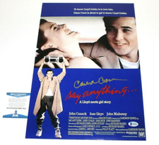 DIRECTOR CAMERON CROWE SIGNED 'SAY ANYTHING' 12x18 MOVIE POSTER BECKETT COA