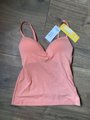Sloggi Wow Embrace Bra Shirt Orange Size XS BRAND NEW