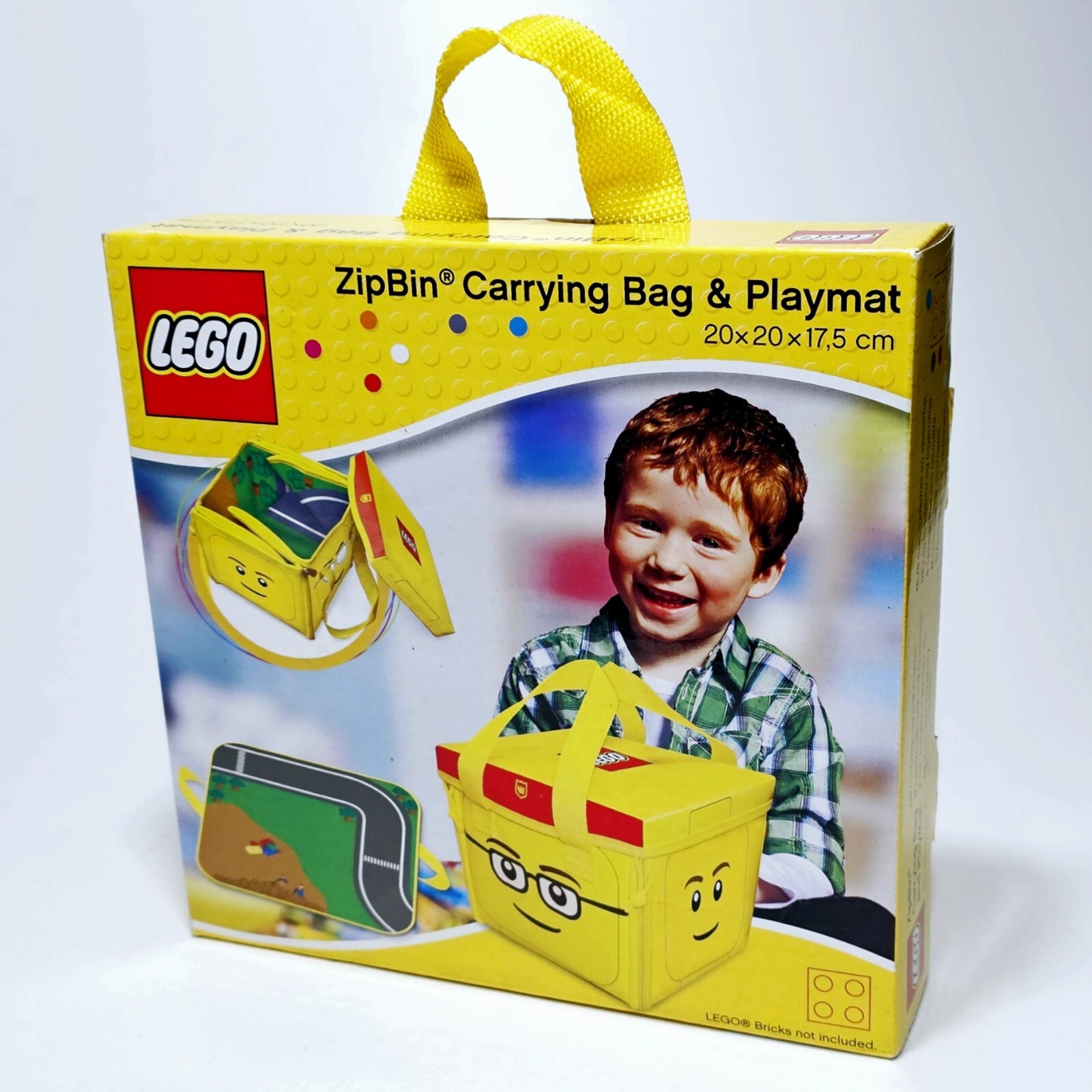 Genuine LEGO® ZipBin CARRYING BAG & PLAYMAT Toy Bag & Play Mat NEW