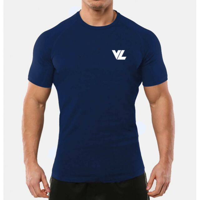 Mens Performance Gym T-Shirt Royal Blue Medium