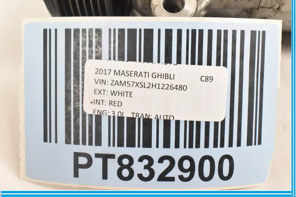 14-17 Maserati Ghibli AC A/C Air Conditioning Compressor Pump 01141230 OEM