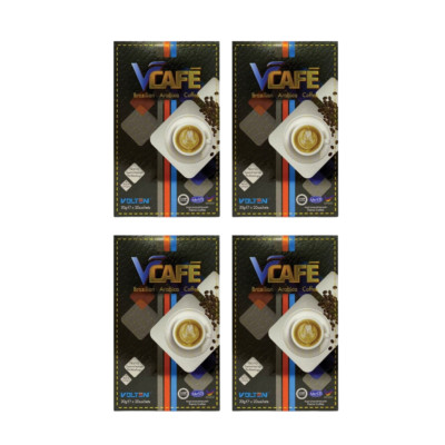 4 X Brazilian Arabica Coffee, Black Ginger Extract By VOLTEN VCAFE