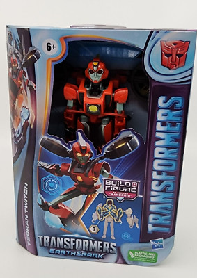 Action Figure Transformers EarthSpark Deluxe Class – Twitch Terrestre 12,5 Cm Convertibile In Drone – Giocattolo Per Bambini 6+