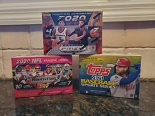 2020 Prizm Draft NBA, 2020 Topps Baseball & 2020 Panini NFL Rookies Stars Burrow