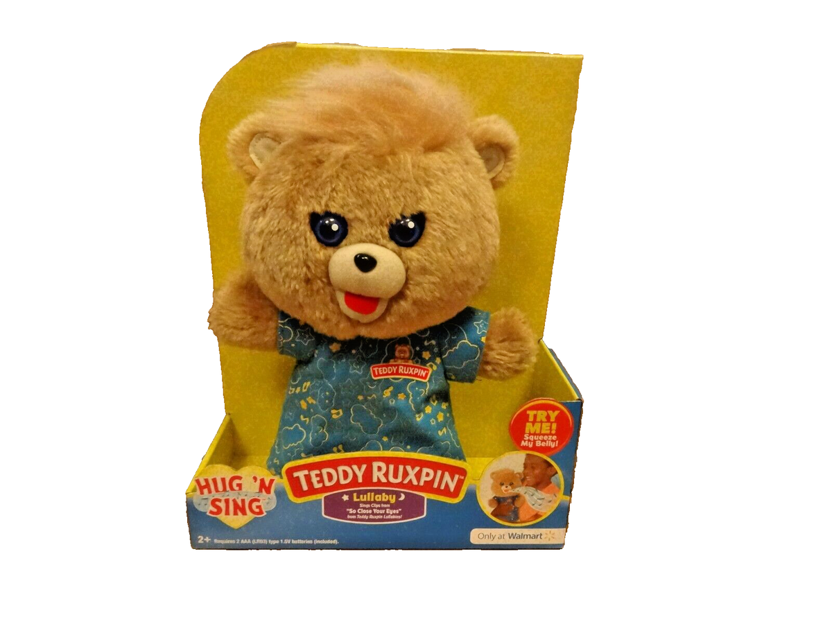 Teddy Ruxpin Hug N Sing Interactive Stuffed Bear Toy LULLABY