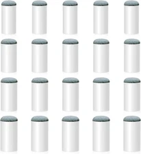 Lens 20Pcs Billiard Pool Cue Tips, Slip on Cue Tips for Pool Stick 13mm