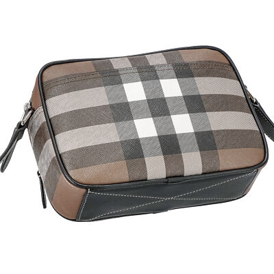 Burberry Men's Crossbody 8049145 Dark Birch Brown ML PADDY Burberry Men's Crossbody 8049145 Dark Birch Brown ML PADDY