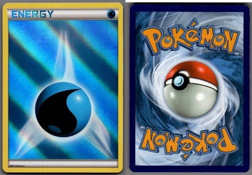 2013 Pokemon, Black & White Promos, Water Energy, Holo Basic Energy