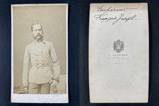 Angerer, Wien, François-Joseph Ier, empereur Autriche Vintage cdv albumen print