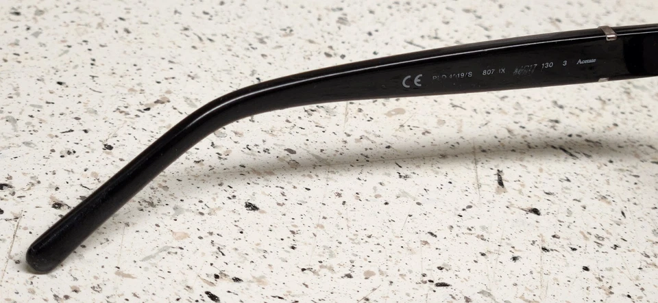 Marcos de lentes negros Polaroid PLD4919/S usados bonitos algunos de desgaste Foto 3 de 4