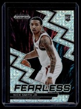2023-24 Panini Prizm Draft Picks Fearless Hyper /25 Nick Smith Jr. Rookie 13/25