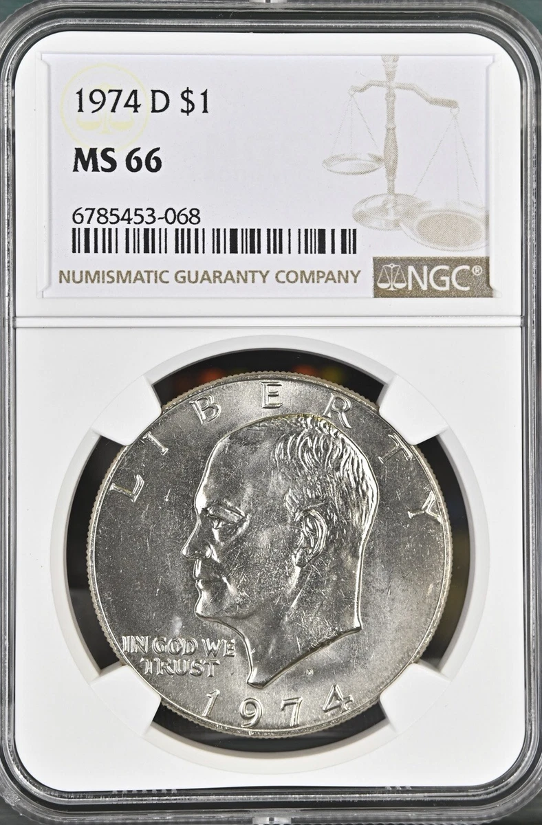 MS 66 Graded 1974 Eisenhower Dollars (1971-1978) for sale | eBay