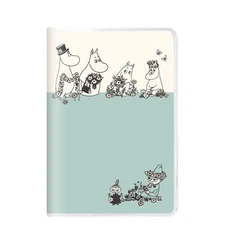Kamio Japan Moomin Notebook 2025 B6 Monthly Everyone and Flower Garden
