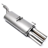 EndschalldäMpfer 2X76Mm, Opel Astra F/Cc, 91-98, Opel Kadett E/Cc, 84-91