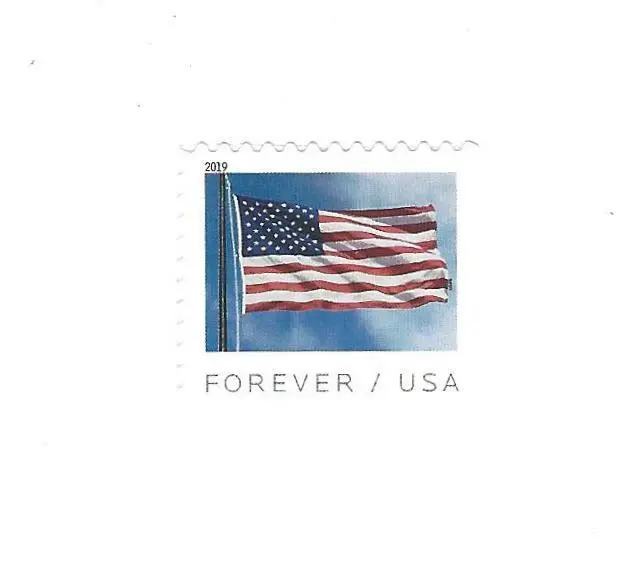 STAMP US SCOTT 5345 US Flag FOREVER 2019 MNH