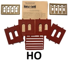 HO - 4 DOCK Level Walls ARCHED ENTRY/ WINDOW :"Modular System"- DPM-30105