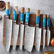 Damascus kitchen knives, a great tool for the kitchen with high cost performance
