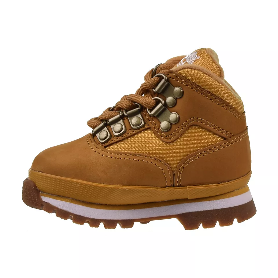 Timberland Euro Hiker Mid Toddler Boots Wheat TB096875 - Image 4 of 4