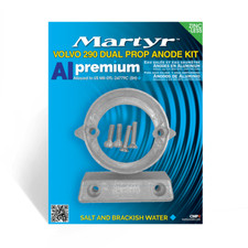 KIT ANODI ZINCHI ALLUMINIO VOLVO PENTA 290 DP DUO PROP PER BARCA GOMMONE