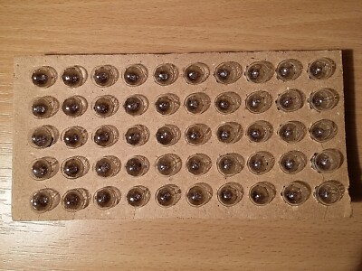 Lamps bulb 3,5V 0,26A E10 USSR 50 pieces (#02)