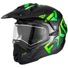 FXR Torque X Team Snowmobile Helmet w/ Electric Shield - Lime