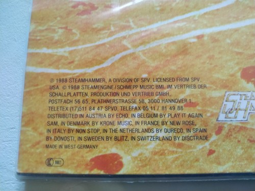 Hitt Man Hittman 1988 SPV 08-7566 German First Press Metal - LP Vinilo 12" VG/VG - Photo 6 sur 7