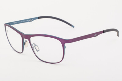 Orgreen FLASH 313 Matte Fuchsia / Matte Petroleum Blue Titanium Eyeglasses 53mm