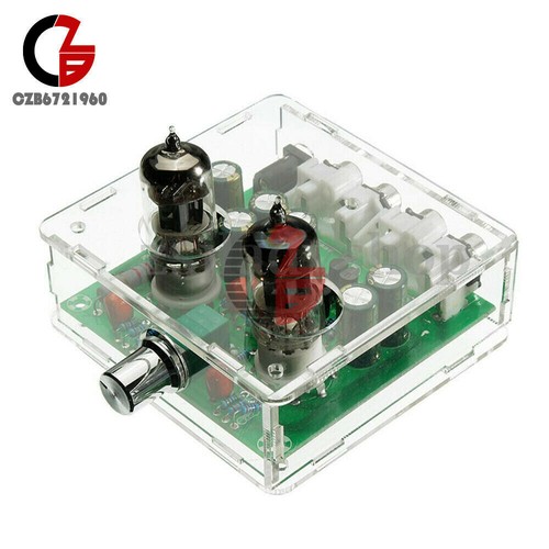 6J1 AC12V Valve Pre-amp Tube PreAmplifier Board Headphone Amplifier Acrylic Case - Picture 39 of 54