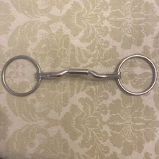 Myler 18B  Loose Ring Snaffle W Ported Barrel- 6”