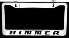 Bimmer Chrome Stainless Steel License Plate Frame