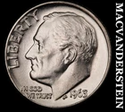 1963-D Silver Roosevelt Dime - Choice Gem Brilliant Unc  Lustrous  #K2503