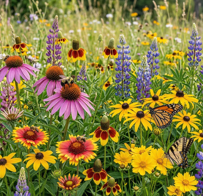 Wildflower Mix ALL PERENNIAL Pollinator Garden Bee Meadow Flowers 1000+  Seeds! | eBay