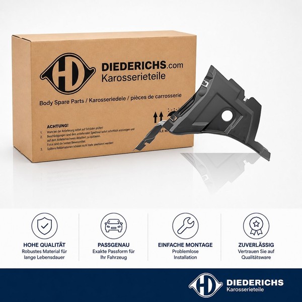 Verkleidung Radhaus Vorne Links Diederichs 1028209 FÜR Audi-image