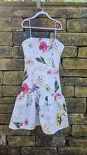 ASOS Botanical Floral Mini Dress With Spaghetti Straps Size 6