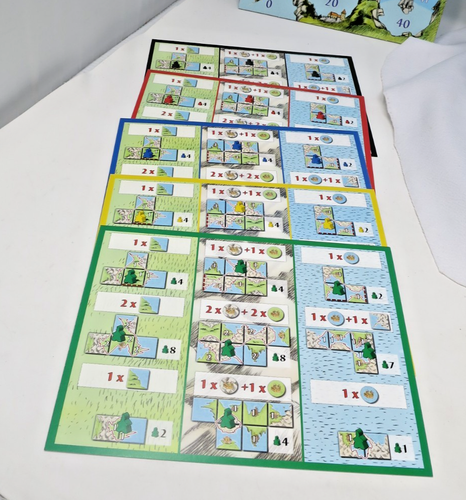 Carcassonne: The Discovery Board Game Tactical Discover Exploring Complete EUC - Picture 3 of 13