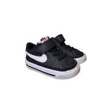 Nike Court Legacy DA5382-002 Sneakers Toddler US 4 Black Leather Lifestyle Shoes