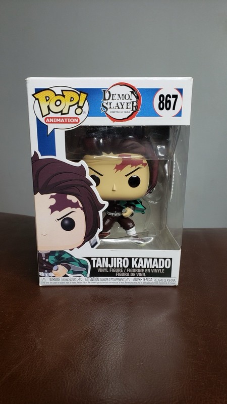 Funko Pop! Animation Demon Slayer Tanjiro Kamado Vinyl Figure #867 Boxed