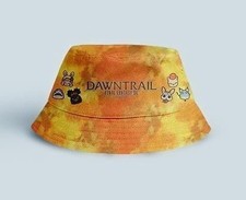 Final Fantasy XIV DAWNTRAIL Orange Bucket Hat FF14 New