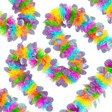 50 Ft Easter Tinsel Garland Blue Green Purple Spring Holiday Party Decoration