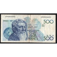 BELGIUM 500 Francs 1982 - F/VF - Pick 143a(6)