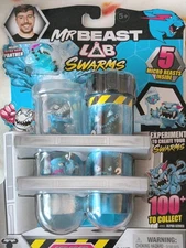 NEW MR BEAST LAB SWARMS 5 Micro Beasts Lab Pack 1" Figures 