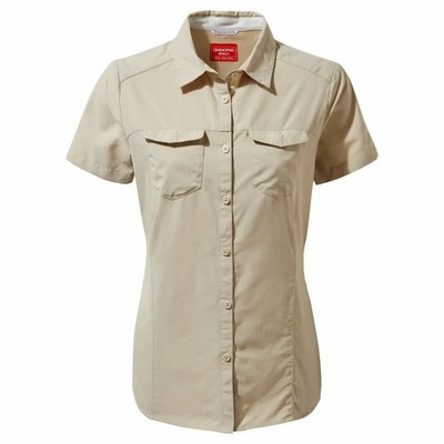 Craghoppers NosiLife Adventure II Shirt Size 10 Seasalt White Technical RRP £85