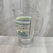 Vintage Whataburger Pitcher Texas 150th Anniversary 1836-1986 Yellow Roses