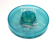 Fellowes NEATO CD DVD Label Applicator Tool Blue Disc Centering Tool