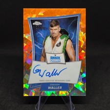 2025 Topps Chrome Sapphire WWE GRAYSON WALLER Orange Auto Refractor /25 #BBA-GRA