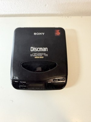 Original Sony CD Discman D-33 Mega Bass Tragbarer CD Player Vintage Sammlung